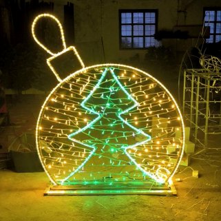 Искусственная елка Шар «Ёлка», 2D, уличная 